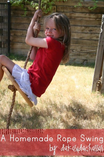 13. Make a Rope Swing 13. Make a Rope Swing