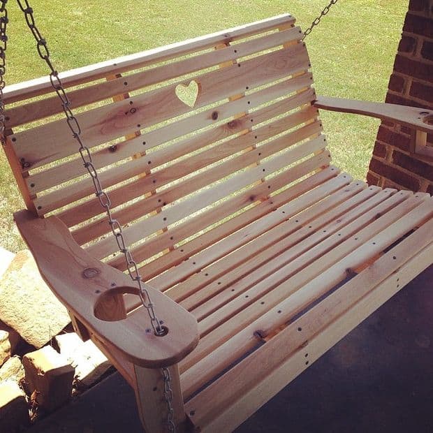 7. DIY Porch Swing 7. DIY Porch Swing
