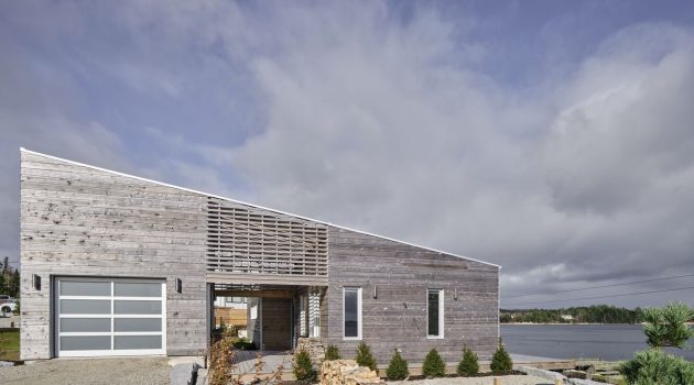 Five Cove Island House by RHAD Architects on Marvins Island, Canada