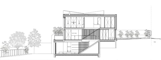 Francilian House by Hemaa Architectes in Hauts-de-Seine, France