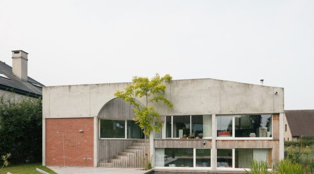 House hkZ by BLAF Architecten in Zoersel, Belgium