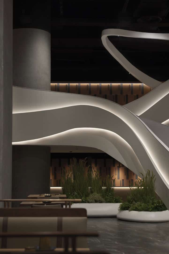 Zhongmeishan self-service BBQ PLUS by FUNUN LAB: Sculptural Dining in Beijing Zhongmeishan self-service BBQ PLUS by FUNUN LAB: Sculptural Dining in Beijing