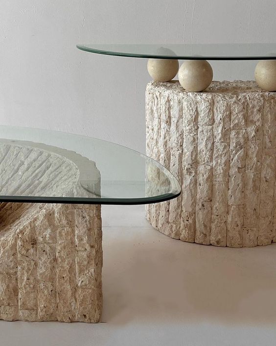 Trendy Travertine Coffee Tables Take Center Stage