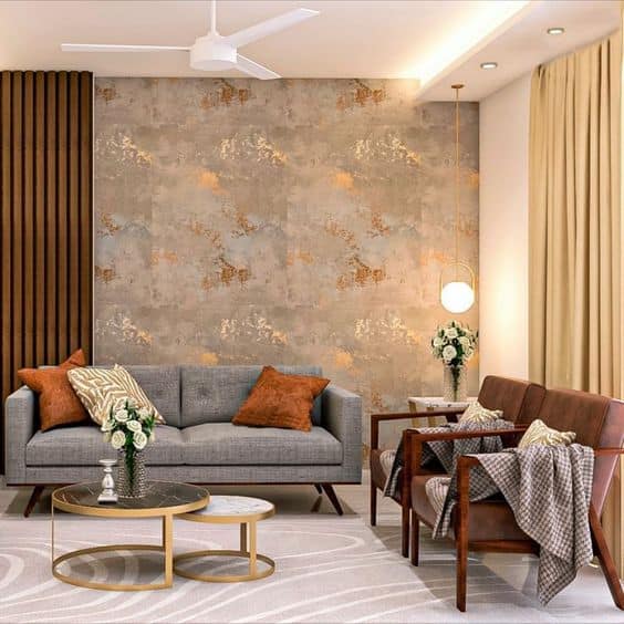 Create a Cozy and Stylish Living Room with the Right Wallpaper
