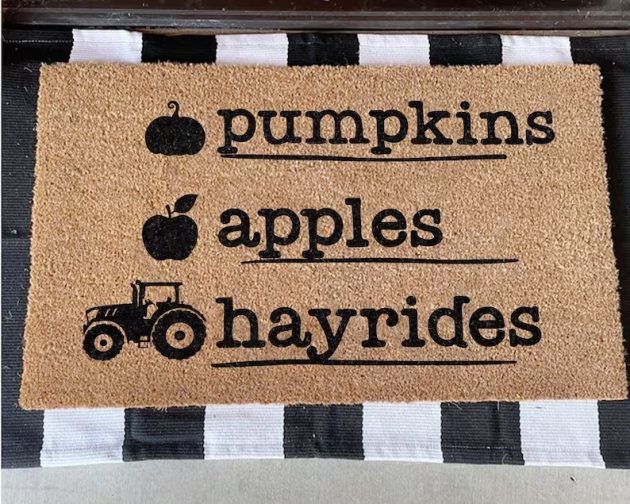 15 Charming Fall Doormat Ideas to Greet Autumn with Style