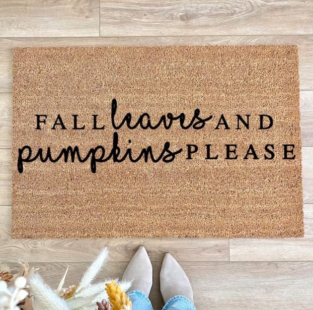 15 Charming Fall Doormat Ideas to Greet Autumn with Style