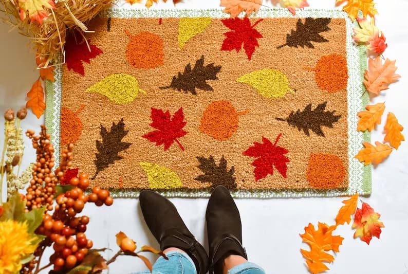 6. Fall Leaves Doormat 6. Fall Leaves Doormat