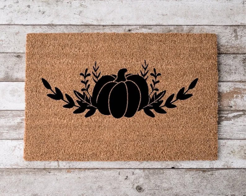 8. Seasonal Welcome Fall Mat 8. Seasonal Welcome Fall Mat