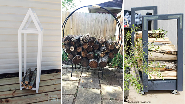 15 Creative Firewood Storage Designs to Organize Your Woodpile