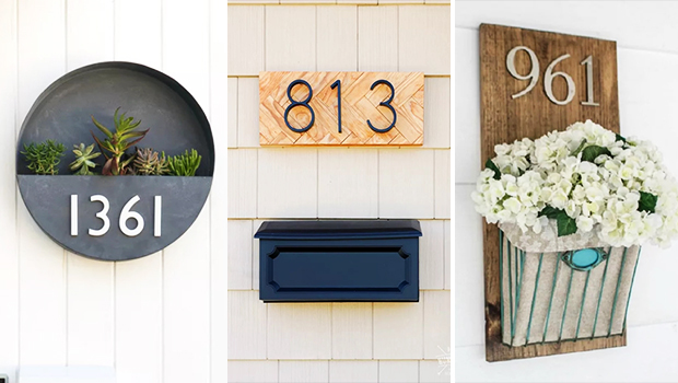 15 Creative DIY House Number Ideas to Personalize Your Home