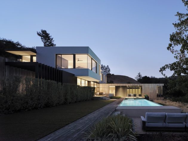 Rau Haus by Feldman Architecture in Portola Valley, California