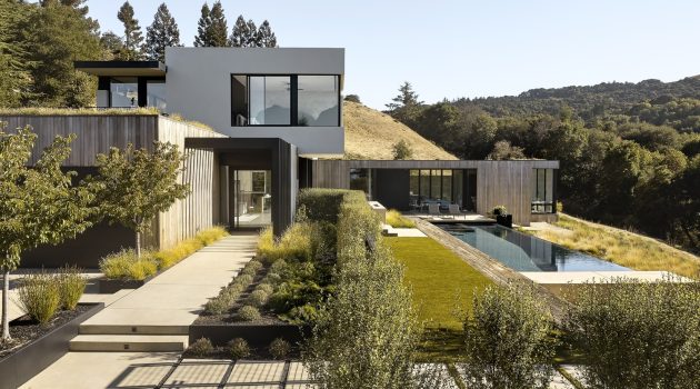Rau Haus by Feldman Architecture in Portola Valley, California