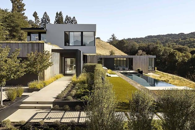 Rau Haus by Feldman Architecture in Portola Valley, California