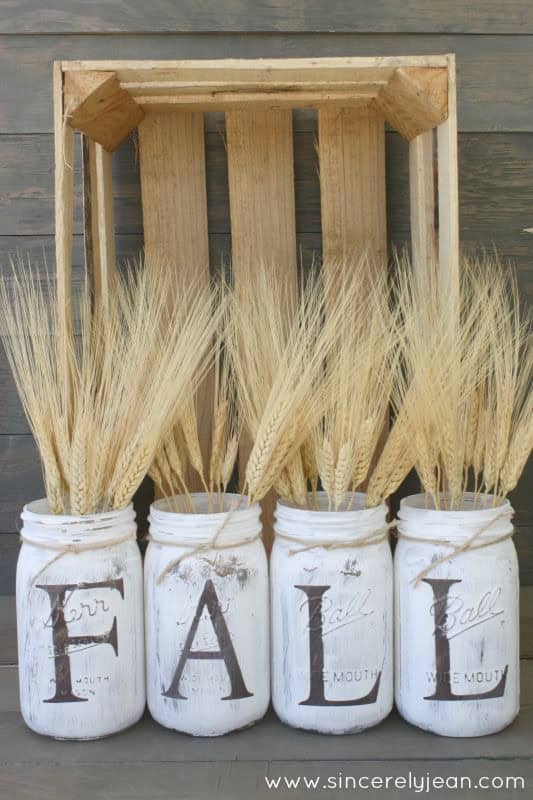 8. Fall Rustic Mason Jars 8. Fall Rustic Mason Jars