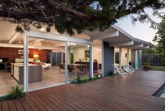 Eichler Great Room by Klopf Architecture in Sunnyvale, California