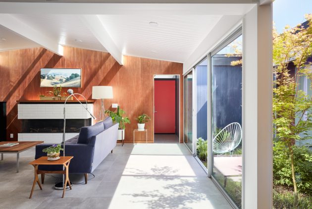 Eichler Great Room by Klopf Architecture in Sunnyvale, California