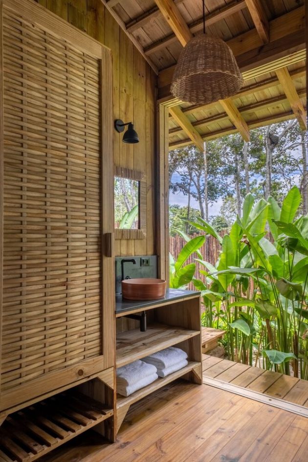 Mata Modular House by kikacamasmie+arq in Porto Seguro, Brazil