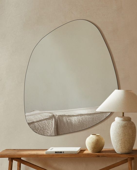 Highlight Your Home Decor with an Organically Shaped Mirror