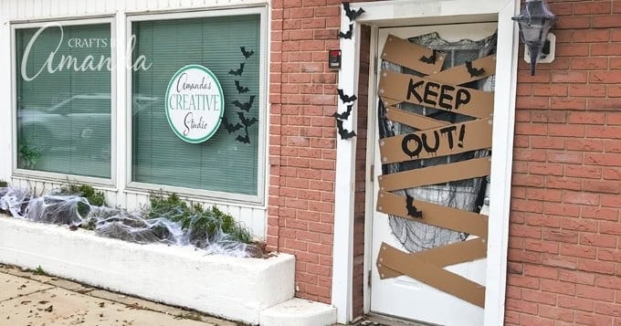 15. Halloween Door – Keep Out