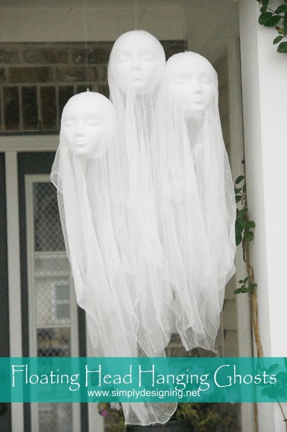 7. Floating Head Hanging Ghosts