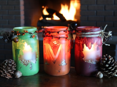15 DIY Mason Jar Thanksgiving Decorations to Brighten Your Home