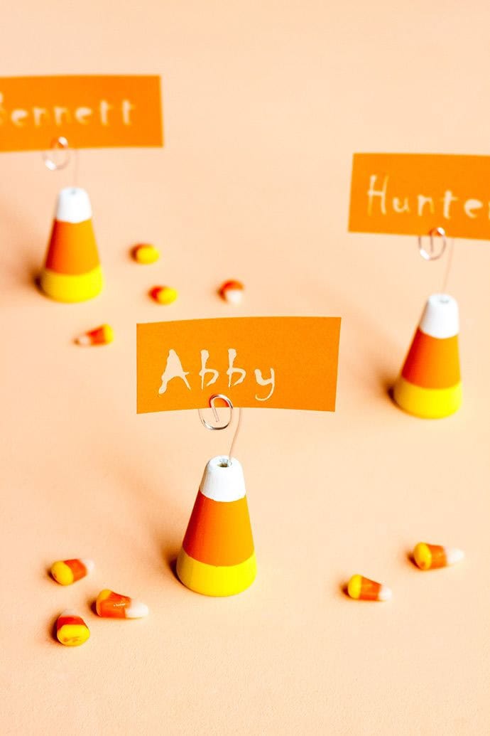 6. Candy Corn Place Card Holder 6. Candy Corn Place Card Holder