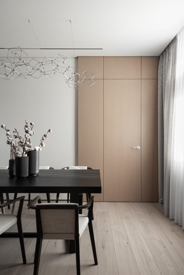 Apartment in Astana with a light Asian flair by Kvadrat Architects