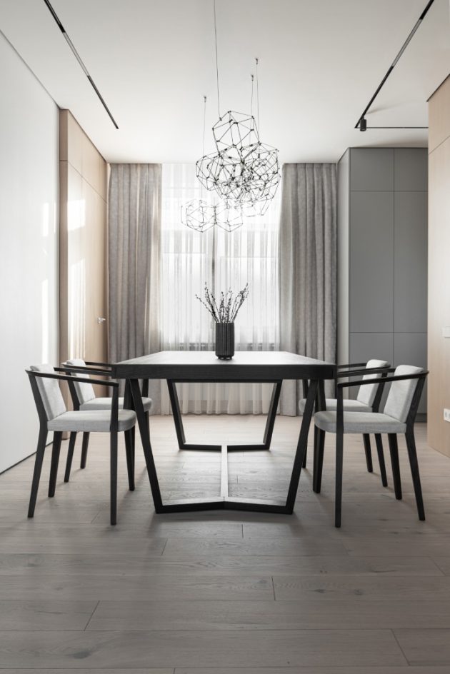 Apartment in Astana with a light Asian flair by Kvadrat Architects