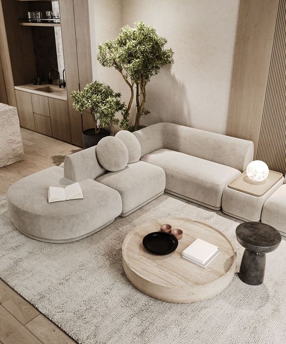 Cocooning Sofa Corners Redefine Relaxation at Home