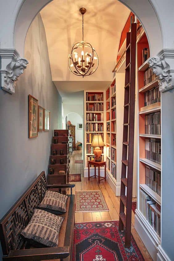 Hallway Bookcases Redefining Home Decor