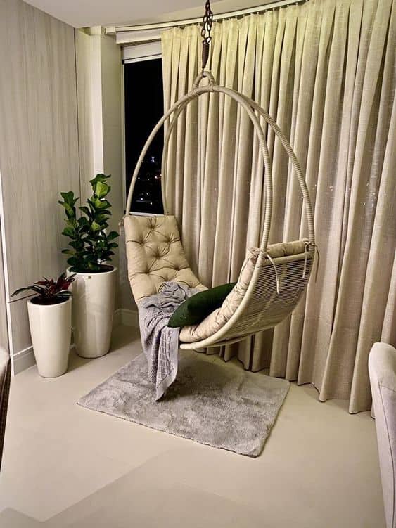 How a Living Room Tire Swing Redefines Cozy