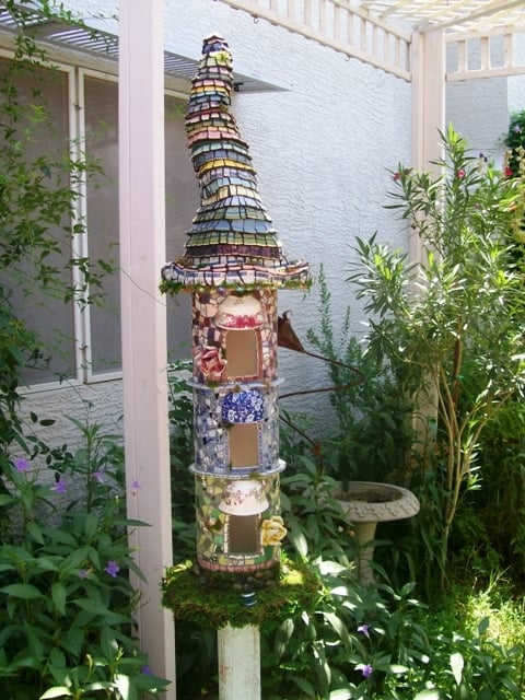 5. Broken China Fairy House