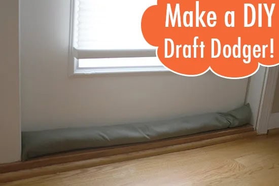 5. DIY Draft Stopper 5. DIY Draft Stopper