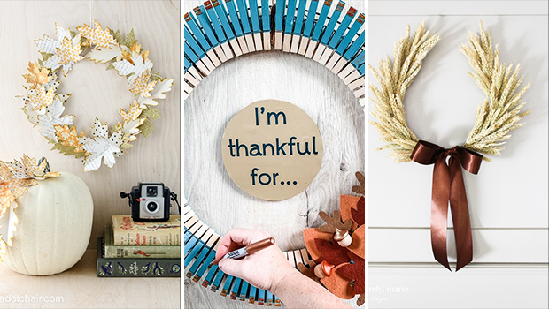 14 DIY Thanksgiving Wreath Projects to Craft and Enjoy