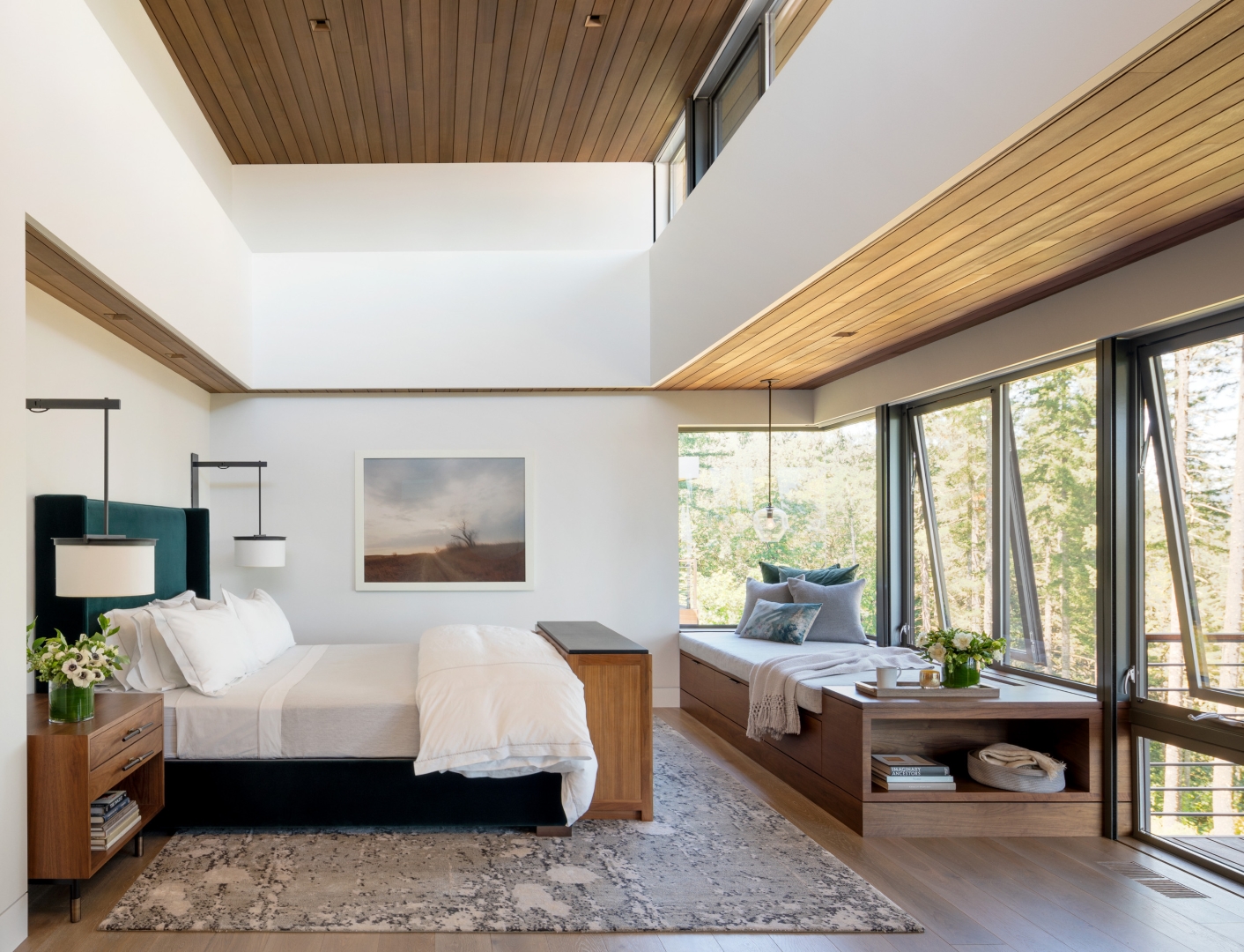 15 designs de quartos modernos que redefinem o relaxamento