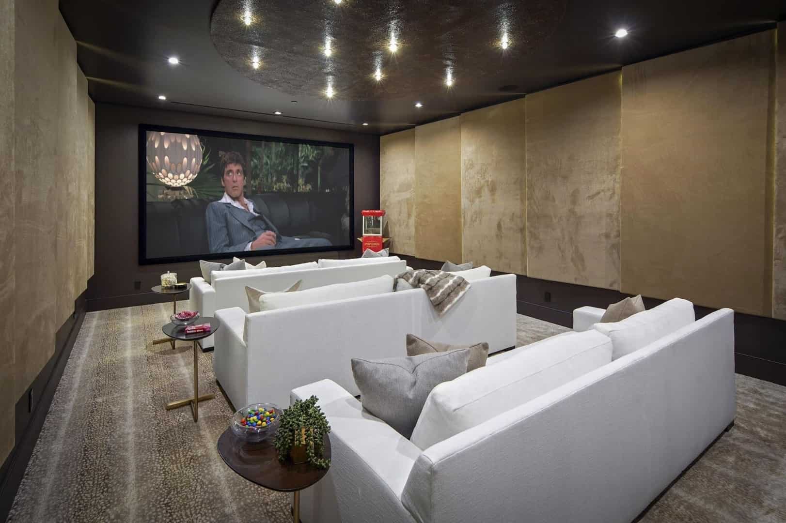 10. Contemporary Home Theater, Los Angeles 10. Contemporary Home Theater, Los Angeles