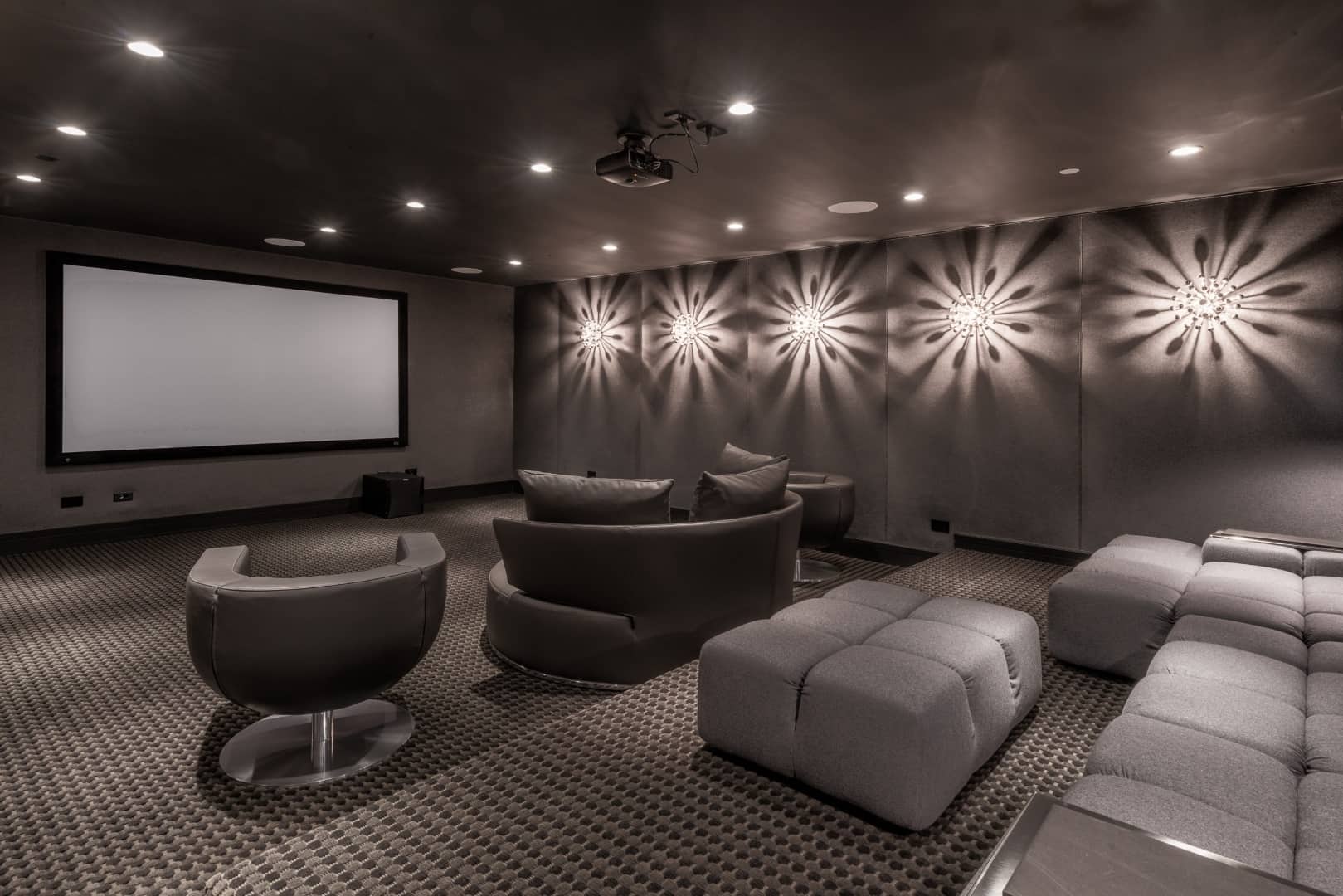 14. Contemporary Home Theater, Los Angeles 14. Contemporary Home Theater, Los Angeles