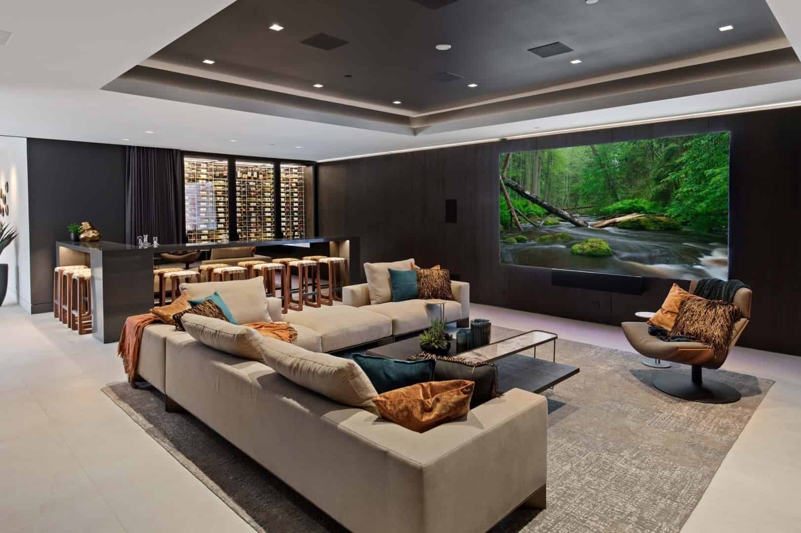 3. Contemporary Home Theater, San Diego 3. Contemporary Home Theater, San Diego