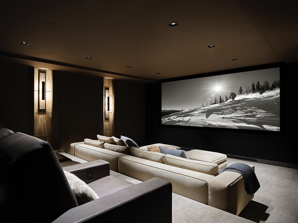4. Rustic Home Theater, Salt Lake City 4. Rustic Home Theater, Salt Lake City