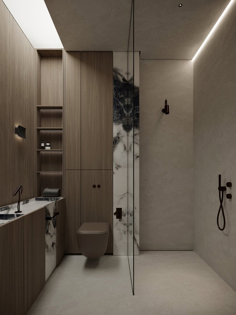 Almaty Apartment by Kvadrat Architects: Quiet Luxury in Kazakhstan’s Elite Centralny District