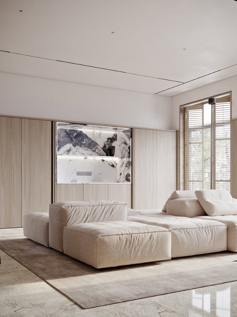 Almaty Apartment by Kvadrat Architects: Quiet Luxury in Kazakhstan’s Elite Centralny District