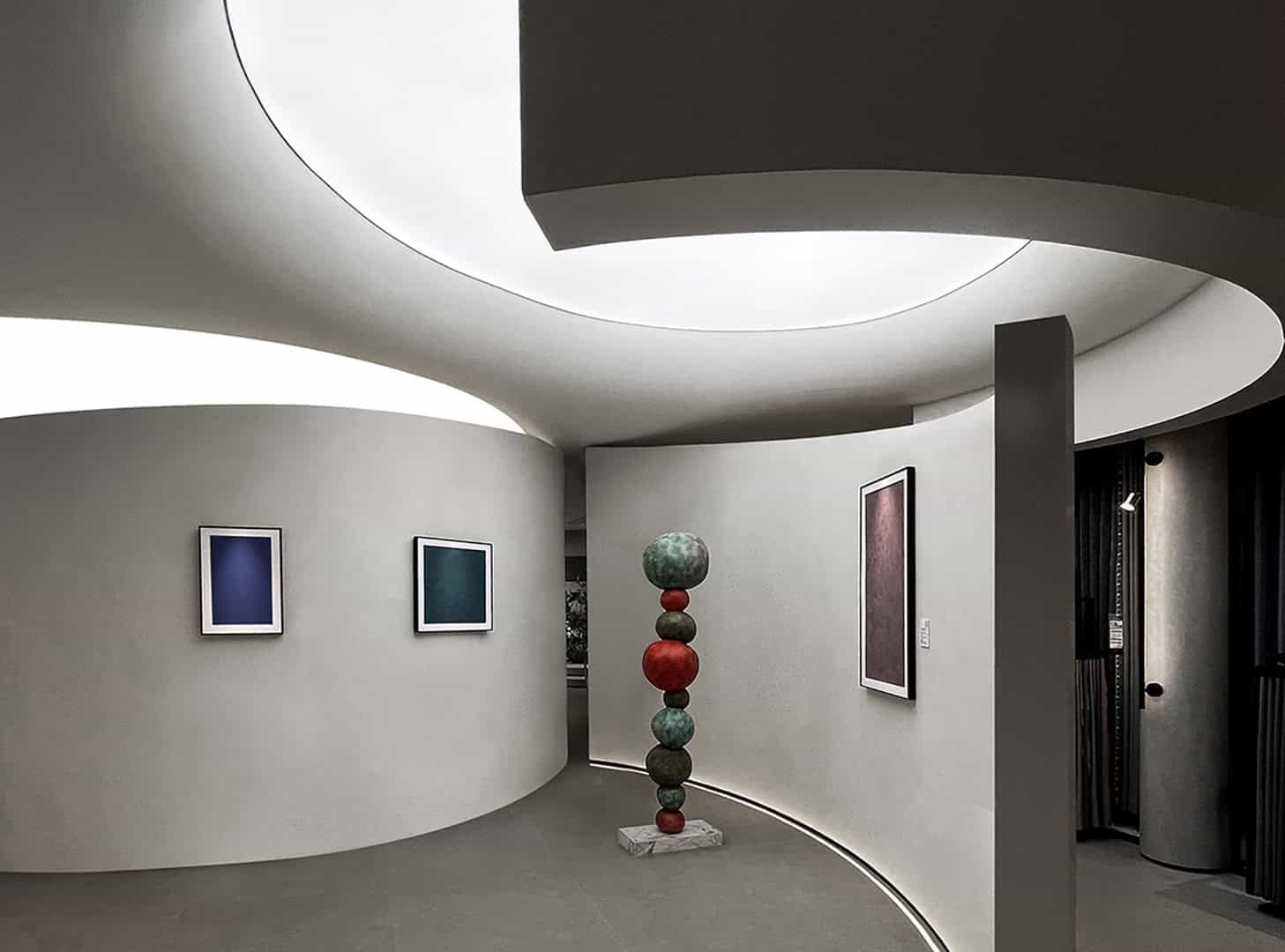 Kabel Chinese Headquarters by Topway Space Design: A Poetic Brand Universe of Color and Technology Kabel Chinese Headquarters by Topway Space Design: A Poetic Brand Universe of Color and Technology