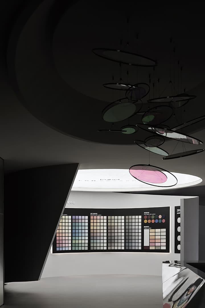 Kabel Chinese Headquarters by Topway Space Design: A Poetic Brand Universe of Color and Technology Kabel Chinese Headquarters by Topway Space Design: A Poetic Brand Universe of Color and Technology