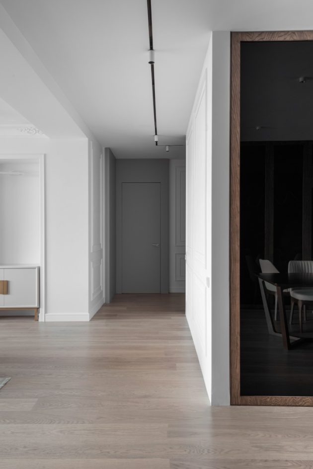 Neoclassical Apartment by Kvadrat Architects Studio in Astana, Kazakhstan