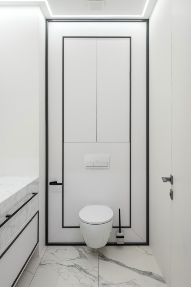 Neoclassical Apartment by Kvadrat Architects Studio in Astana, Kazakhstan