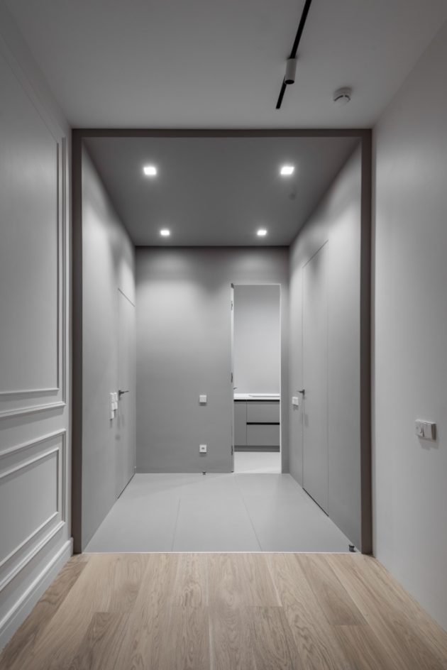 Neoclassical Apartment by Kvadrat Architects Studio in Astana, Kazakhstan
