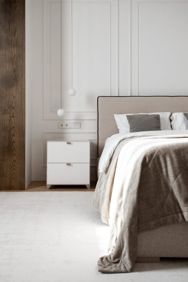 Neoclassical Apartment by Kvadrat Architects Studio in Astana, Kazakhstan