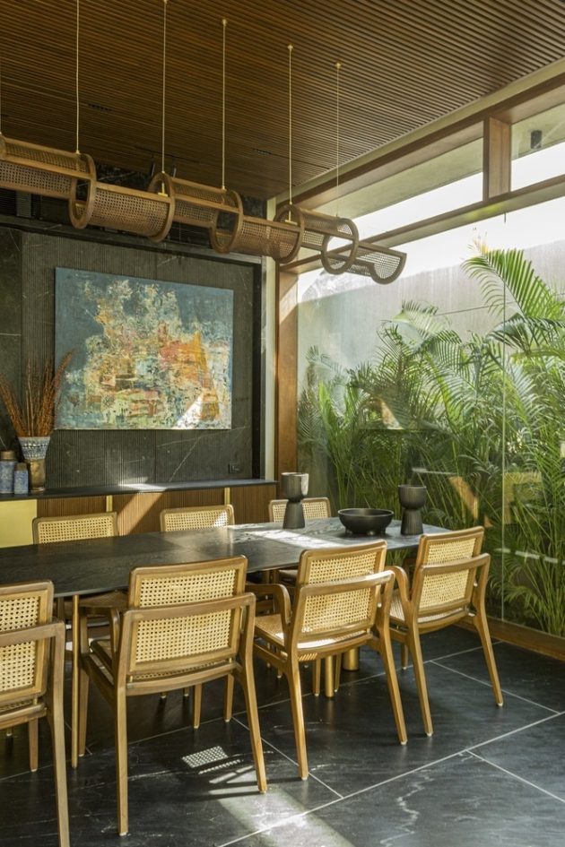 The Courtyard House by MODO Designs in Rancharda, India
