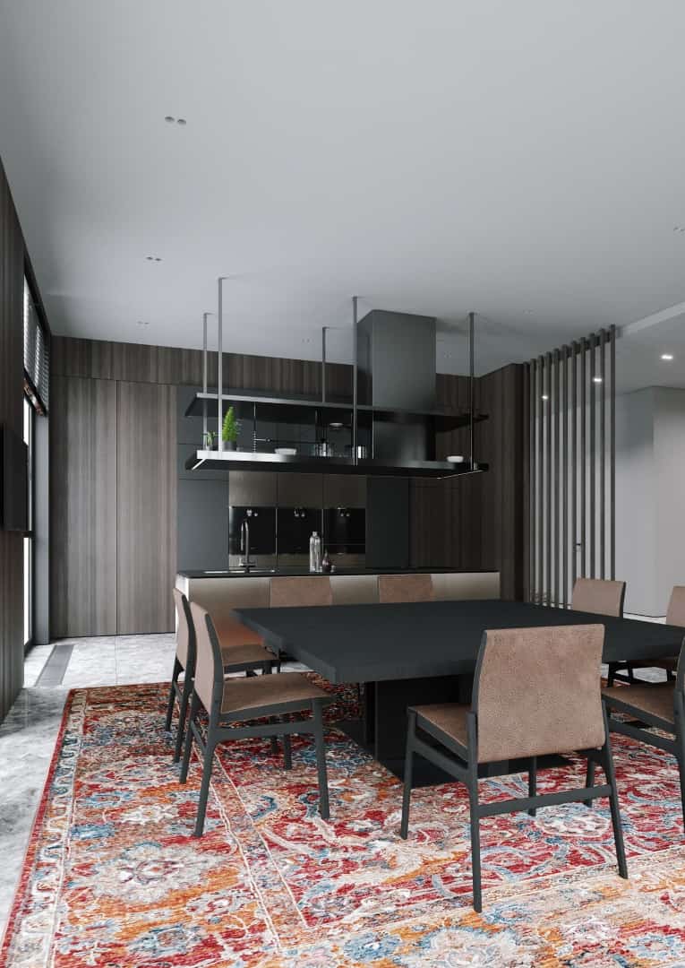 Two-Level Penthouse by Kvadrat Architects: Panoramic Living at Akbulak Riviera, Astana