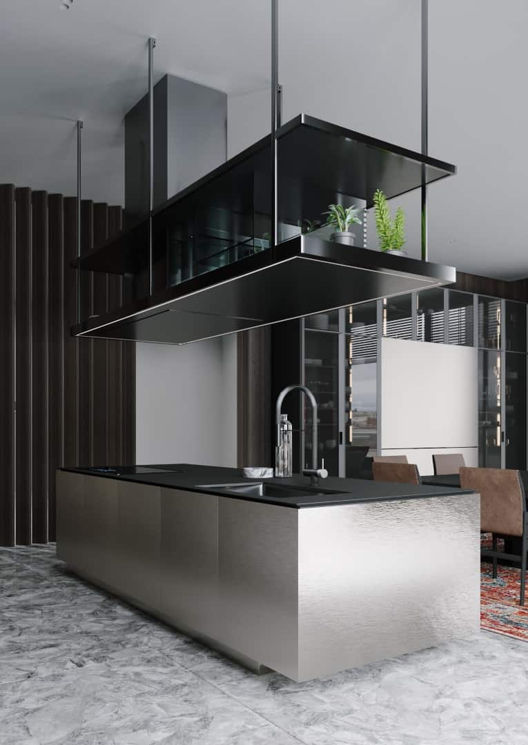 Two-Level Penthouse by Kvadrat Architects: Panoramic Living at Akbulak Riviera, Astana